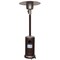 Merrick Lane Stainless Steel 7.5' Tall 40,000 BTU Outdoor Propane Patio Heater with Wheels